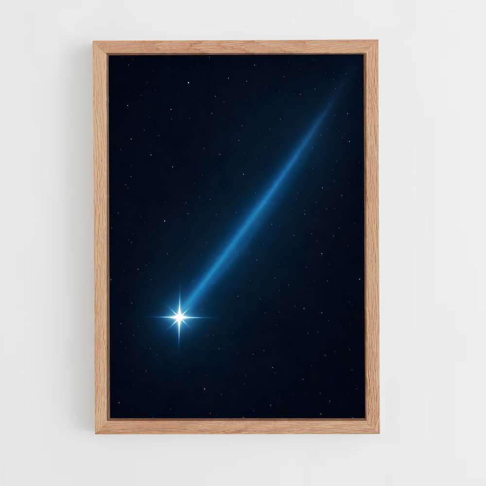 Poster Comètes Écarlates – affiche Étoiles (vue 4)